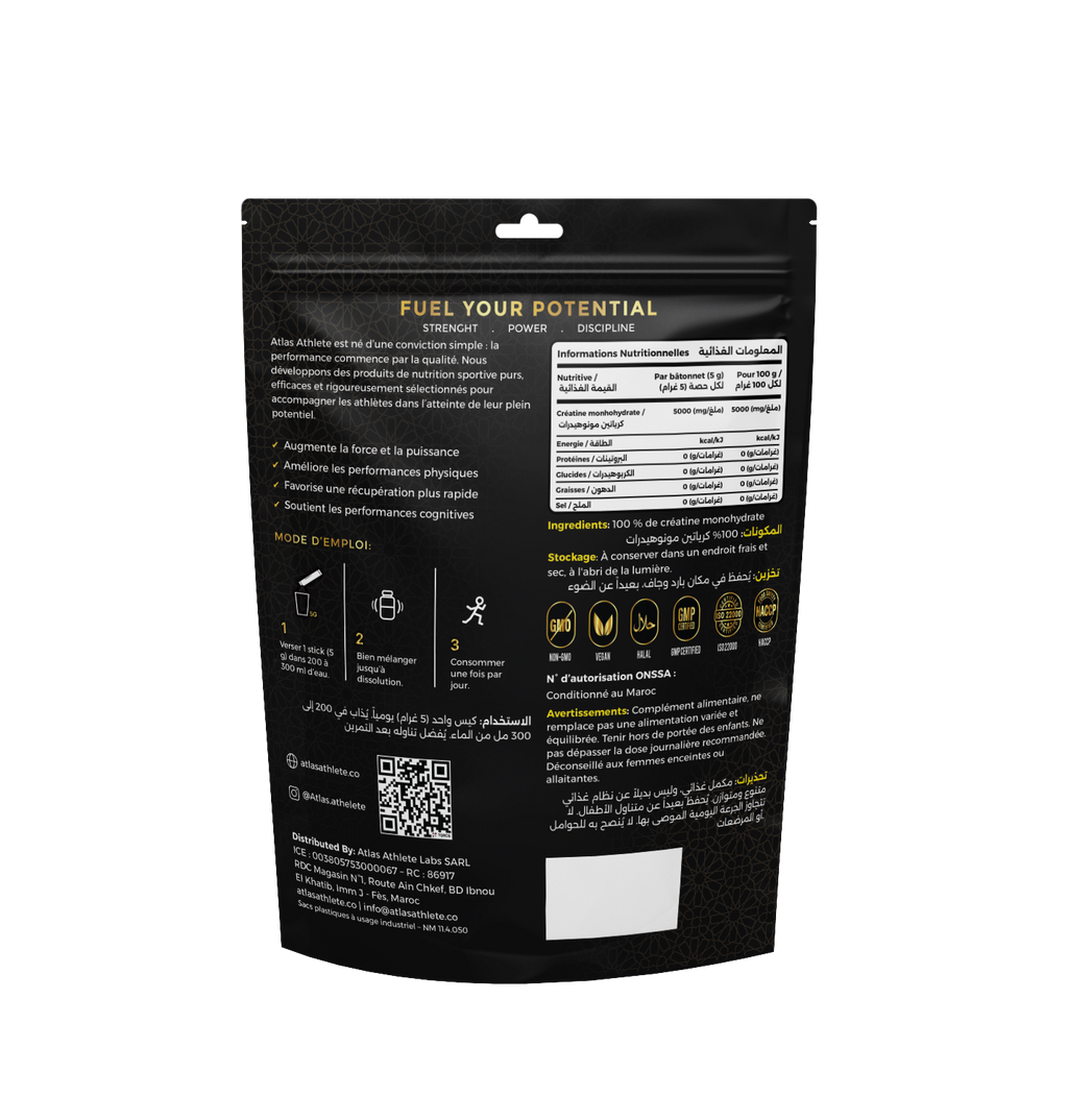 Creatine Monohydrate - 100% Pure Micronized
